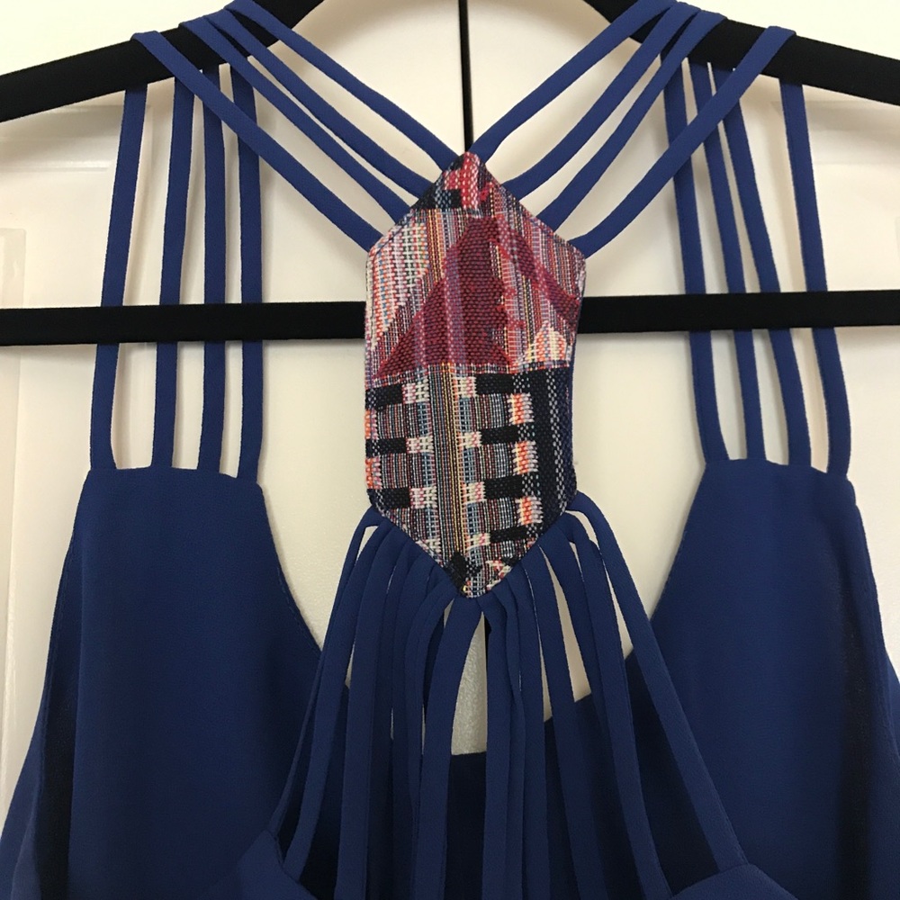 Strappy Tank with Beautiful Stitching